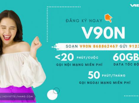 Viettel có gói cước V90N không? Cách đăng ký gói V90N Viettel