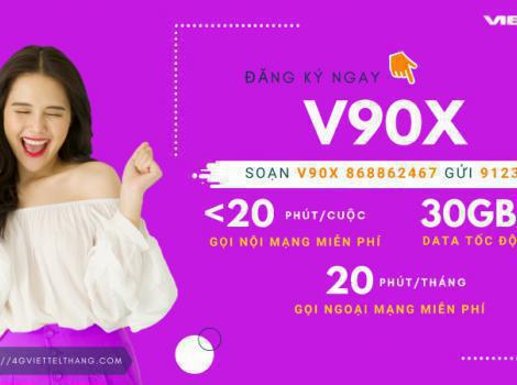 Gói V90X Viettel là gì? Cách đăng ký V90X Viettel nhanh nhất