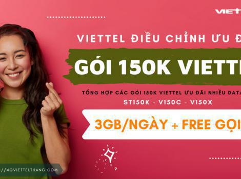 Đăng Ký Gói 150k Viettel Free Data 4G + Gọi Nội/Ngoại Mạng