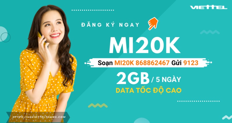 Gói cước mi20k của viettel
