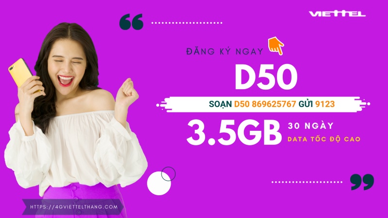 Gói d50 Viettel