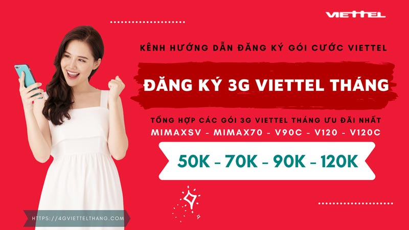 cách đăng ký 3g viettel tháng