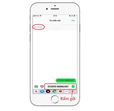 cách đăng ký 3G Viettel tháng - ecod50