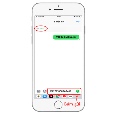 Cú pháp đăng ký gói V120Z Viettel