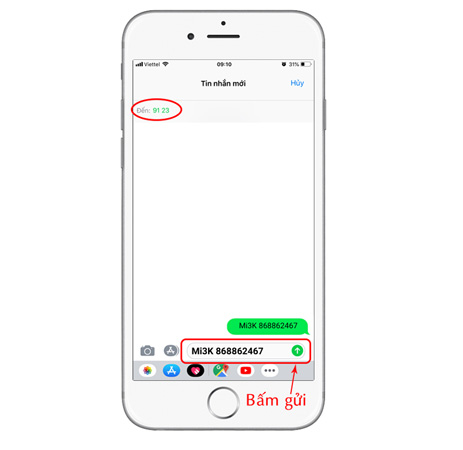 Cú pháp đăng ký gói 4G MI3K Viettel 3k 1 ngày