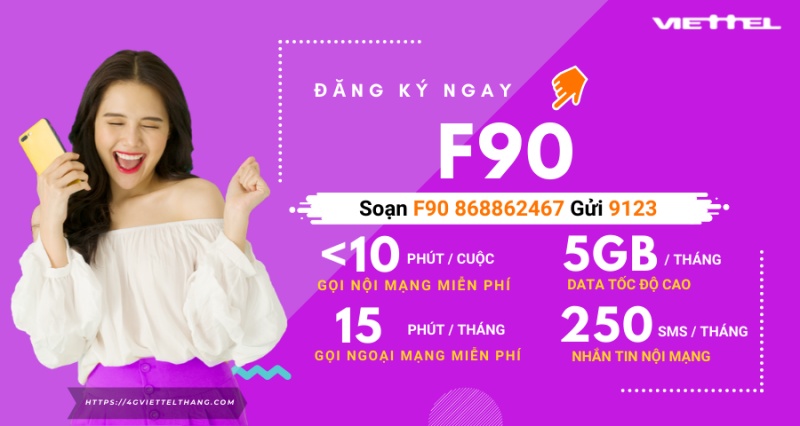 gói cước F90 của Viettel