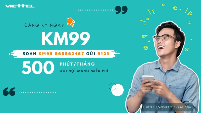 Đăng ký gói KM99 Viettel