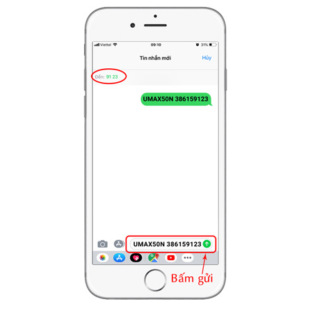 Các gói MIMAX 50K Viettel không giới hạn dung lượng