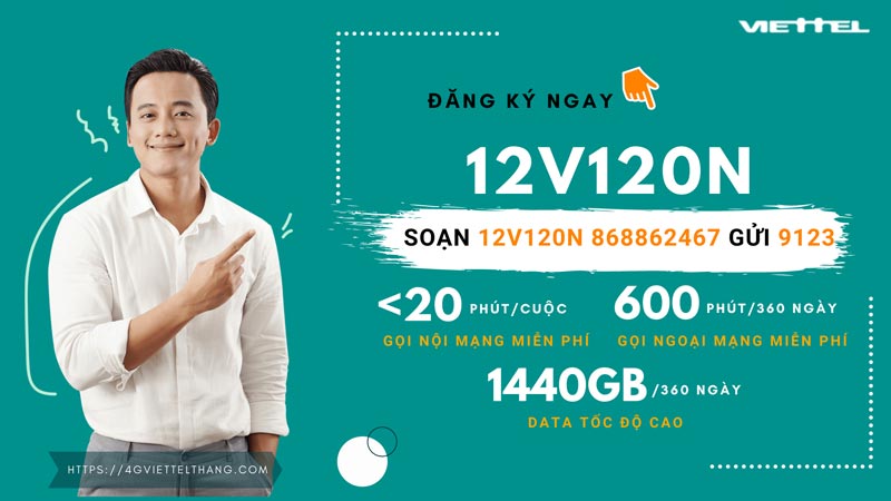 Gói 12V120N Viettel