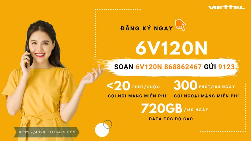 Gói 6V120N Viettel