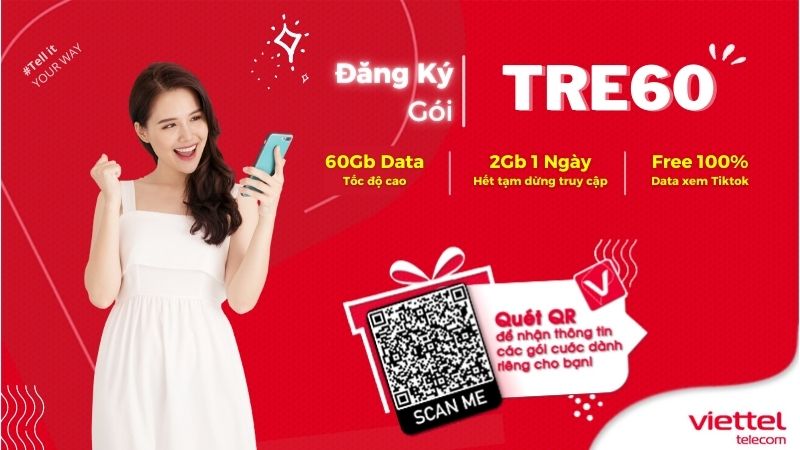 Gói TRE60 Viettel