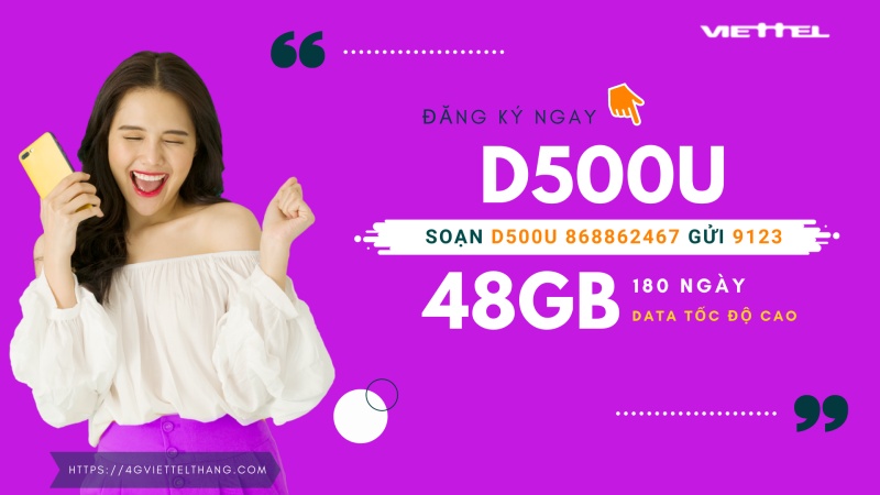 Gói D500U Viettel