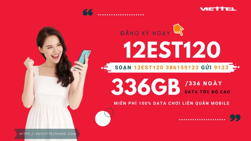 Gói 12est120 Viettel