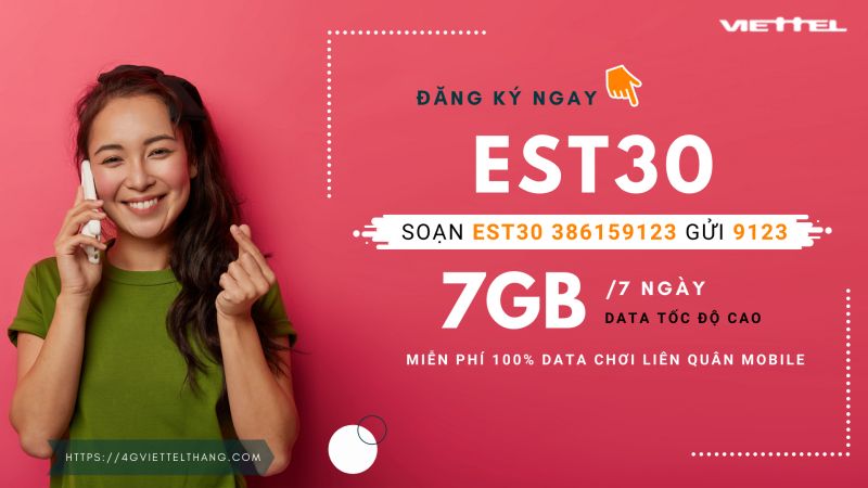 Gói EST30 Viettel chơi liên quân miễn phí