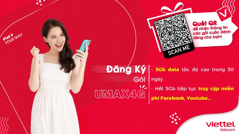 Gói UMAX4G Viettel