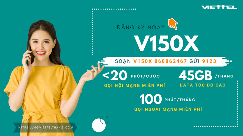 Gói V150X viettel