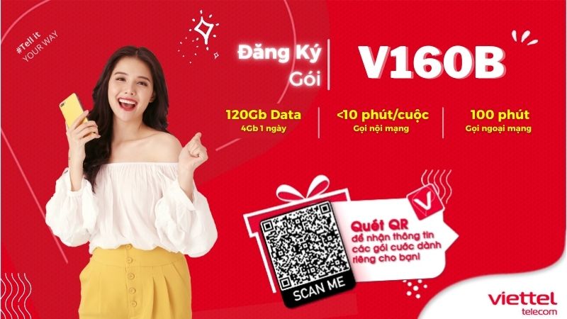 Gói V160B Viettel