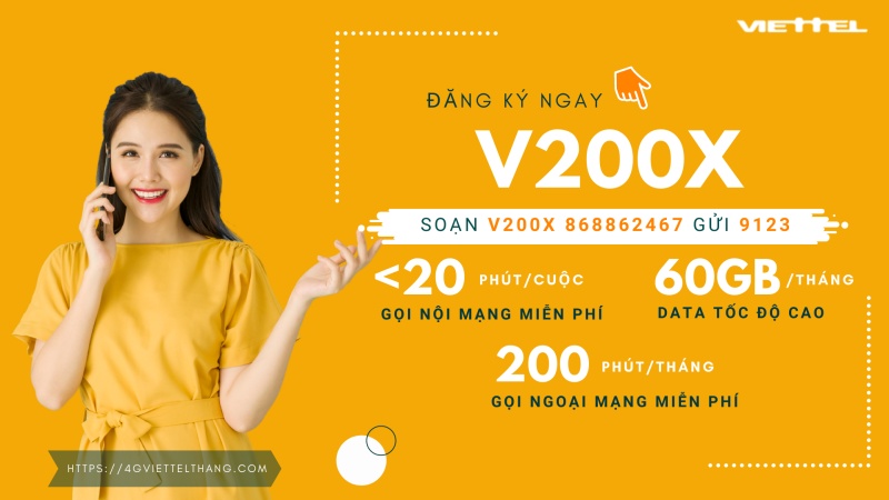 Gói V200 Viettel